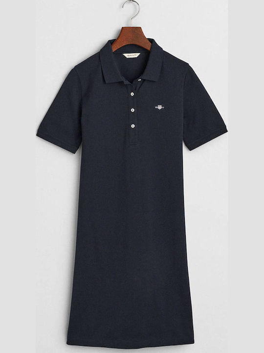 Shirt Dress Dress Wrap Navy Blue