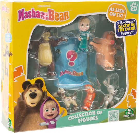 Masha and the Bear Set of 7 Figures Series 2 Mha31000 Mha31000