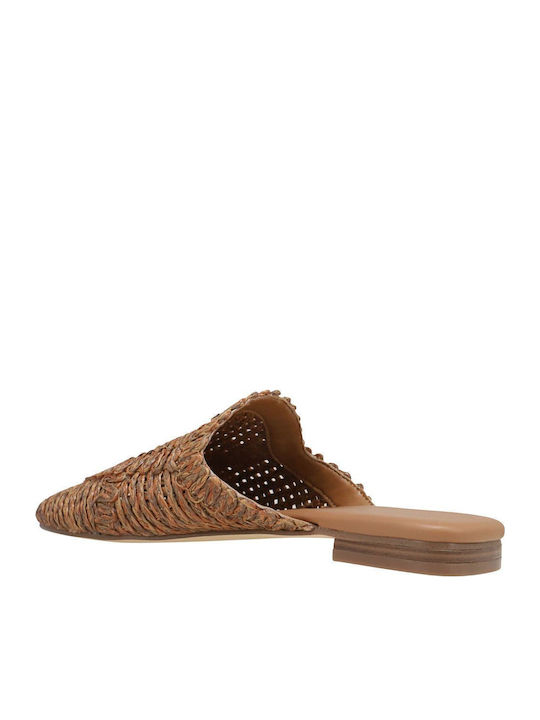 Flat Mules σε Ταμπά Χρώμα