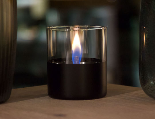 Tenderflame Desktop Bioethanol Fireplace Indoor Outdoor Black 10x11.5cm