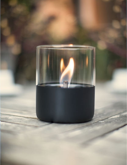 Tenderflame Desktop Bioethanol Fireplace Indoor Outdoor Black 10x11.5cm