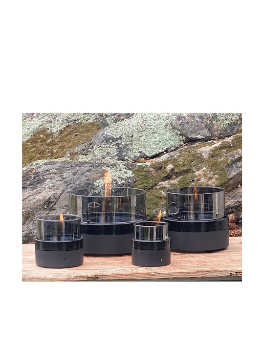 Tenderflame Kamin Innenbereich Metallisch Schwarz