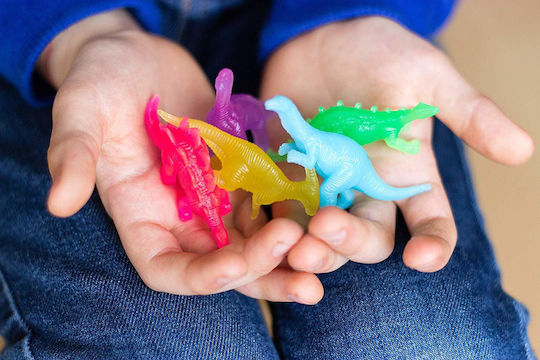 Moses Фигури Динозаври Neon Dino Figure Neon Display за 3+ Години 6.7 см