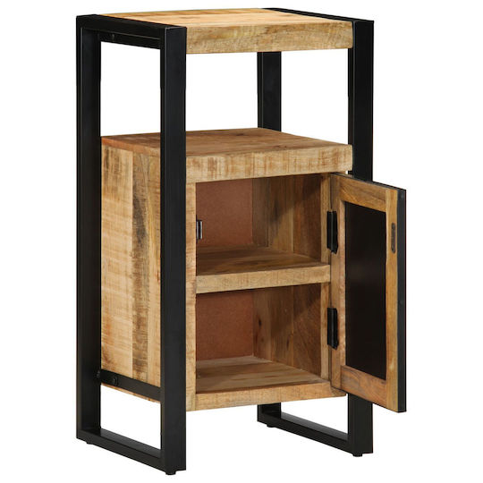 vidaXL Ντουλάπι Μπάνιου 40x35x75cm Μαύρο
