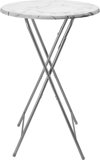 Τραπέζι Catering Πτυσσόμενο 60x60x7 Λευκό Τραπέζι Catering Πτυσσόμενο 60x60x7 Λευκό