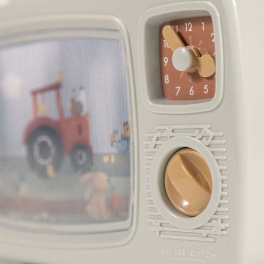 Little Dutch Baby Toy Music Television Little Farm with Music for 12++ Months