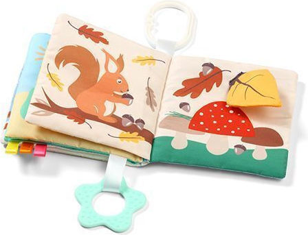 Babyono Βιβλίο Δραστηριοτήτων Have Fun από Ύφασμα με Ήχους για Νεογέννητα