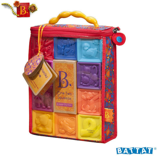 B.Toys Stacking Toy B One Two Squeeze for 6++ Months