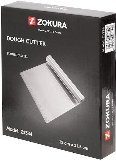 Zokura Σπάτουλα Ζύμης από Ανοξείδωτο Ατσάλι