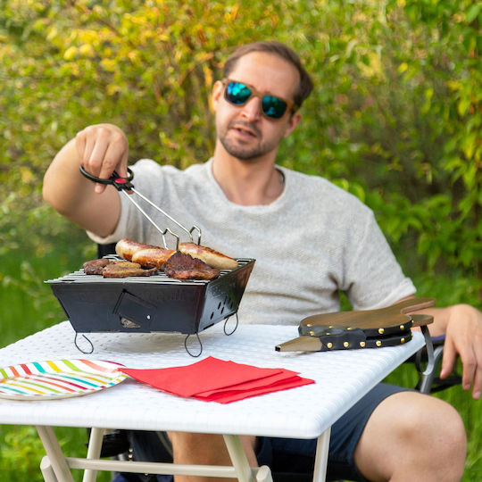 Relaxdays Λαβίδα Κρέατος από Ανοξείδωτο Ατσάλι 38cm