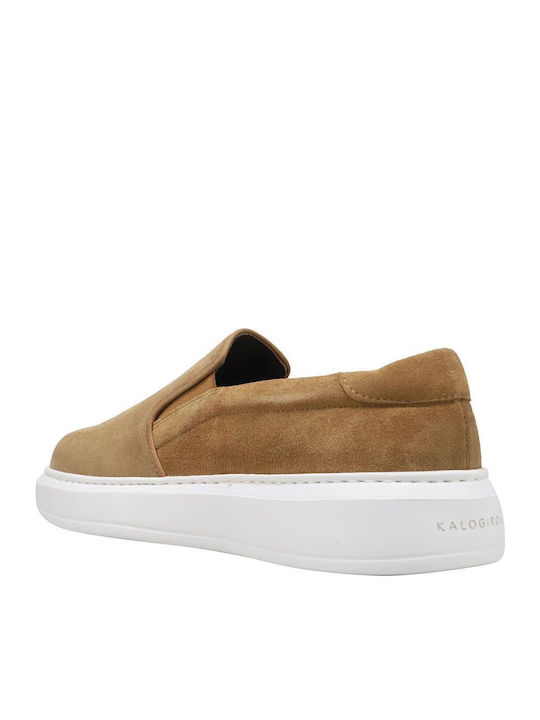 Women's Moccasins in Tabac Brown Color
