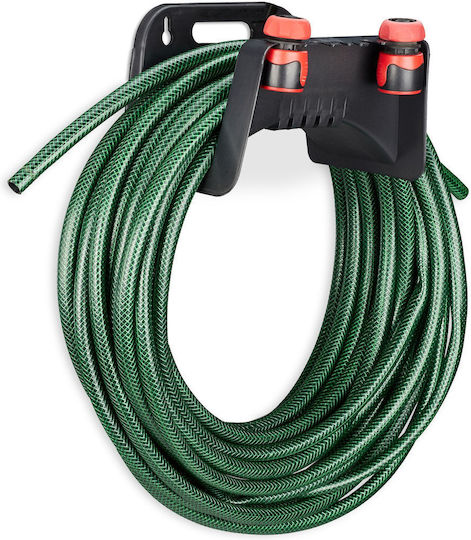 Wall Mount Hose Black Relaxdays