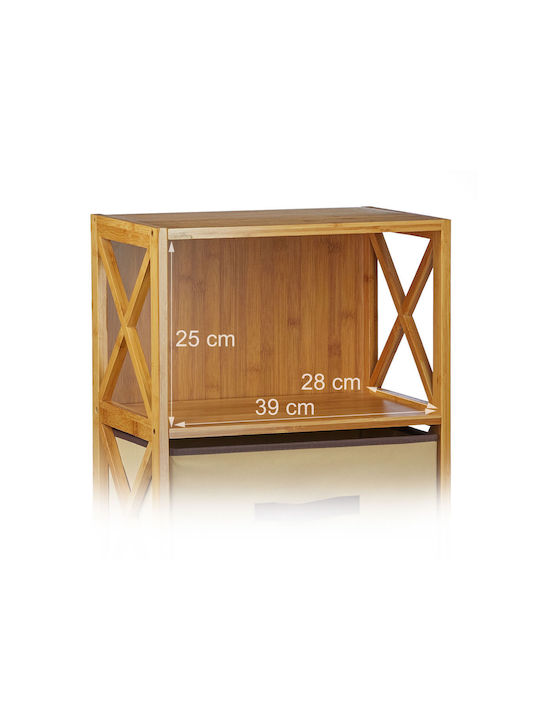 Комод от Бамбук Бежов 29x54x42см