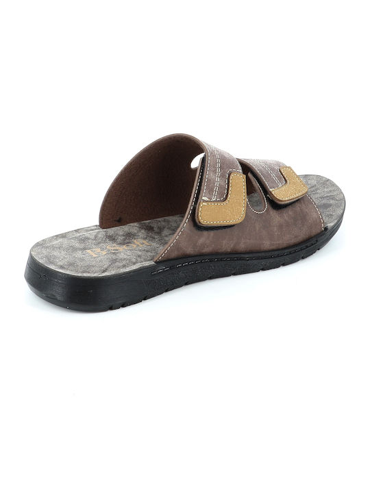 Herrensandalen in Braun Farbe