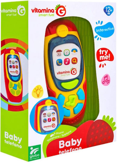 Globo Spieltelefon Baby Phone mit Lichtern für 12++ Monate