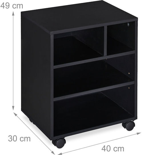 Ντουλάπι Γραφείου Πλαστικό με Ροδάκια 49x40x30cm