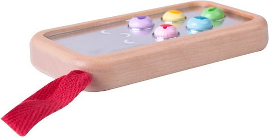 Classic World Toy Phone made of Wood with Music for 10++ Months