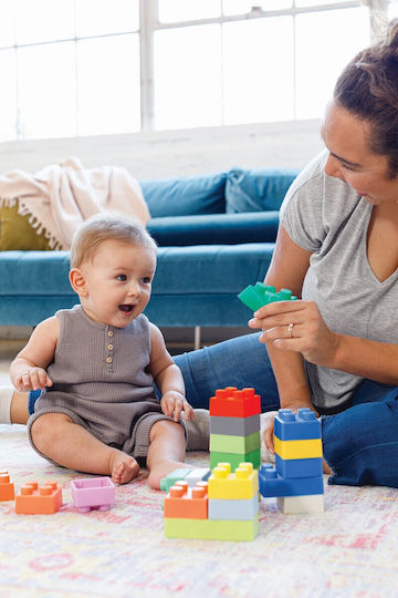 Infantino Stacking Toy Soft Blocks for 0++ Months