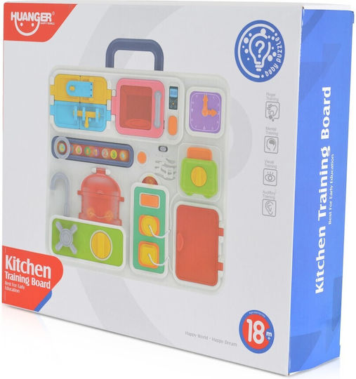 Huanger Βρεφικό Παιχνίδι Kitchen Training Board με Μουσική και Φως για 18+ Μηνών