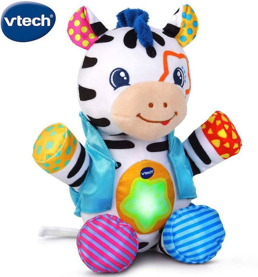 Боева плюшена играчка Vtech Zebra за легло - интерактивен универсален маскот