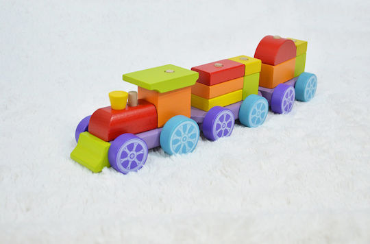 Cubika Vehicle Train made of Wood for 18++ Months