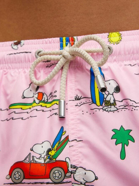 Snoopy Men's Swimwear Shorts Pink