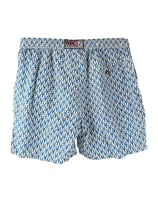 Lighting Micro Fantasylobster Crew Men's Swimwear Shorts Blue with Patterns