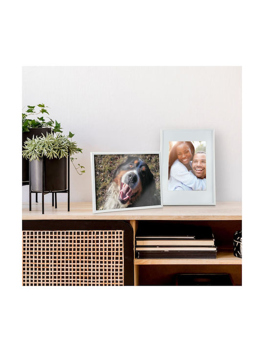 Set 2 Photo Frames 20x30 Cm White Relaxdays