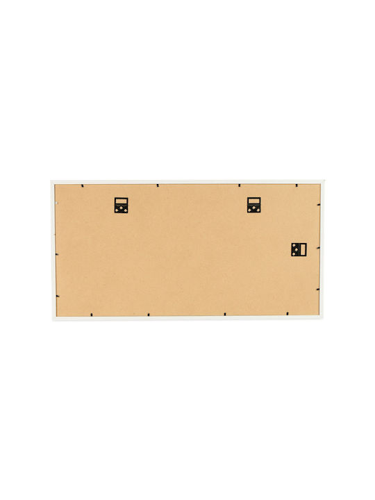 MDF-Holz-Bilderrahmen 2 Reihen 10 Haken 32 x 62 x 3 cm