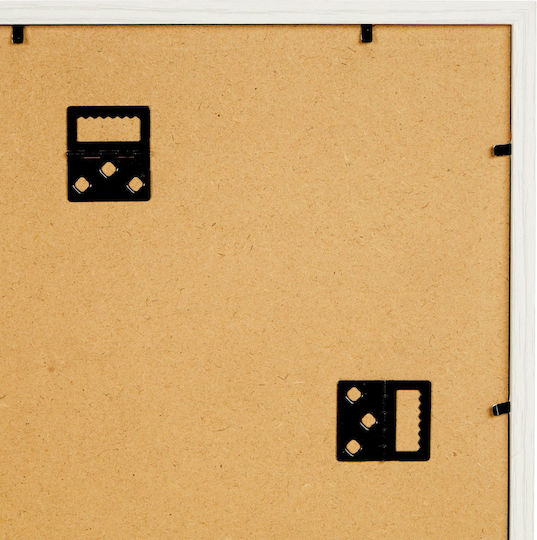 MDF-Holz-Bilderrahmen 2 Reihen 10 Haken 32 x 62 x 3 cm