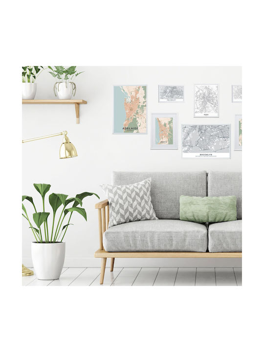 Set 2 rame foto dimensiuni 17,5 x 14 x 9,5 cm alb Relaxdays
