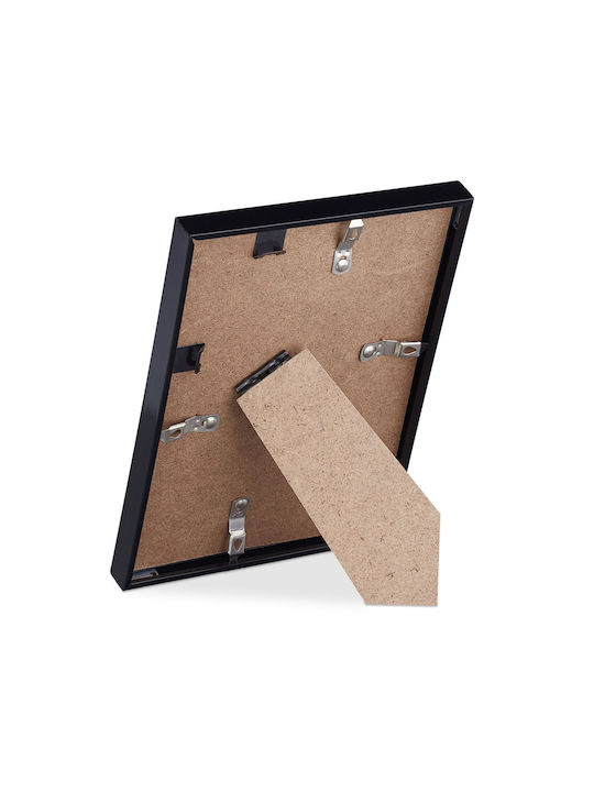 Set of 2 Picture Frames Dimensions 17.5 X 14 X 9.5 Cm Black Relaxdays