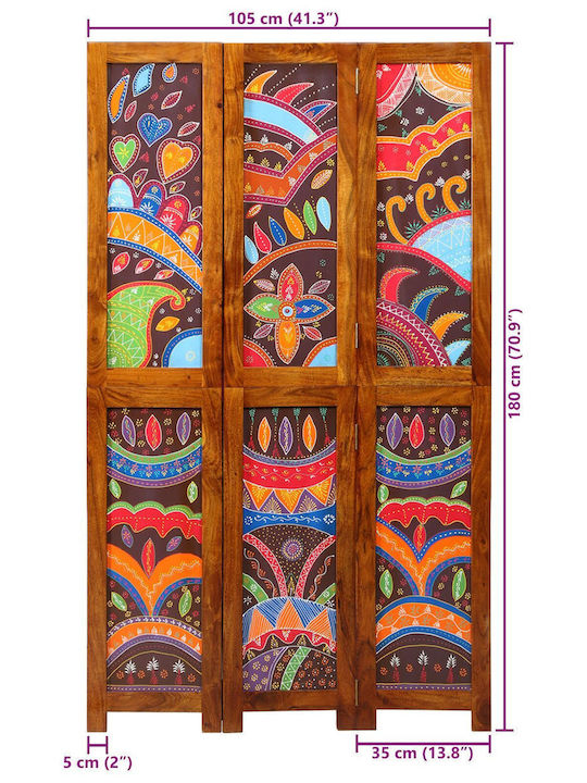 vidaXL Decorative Room Divider Metal