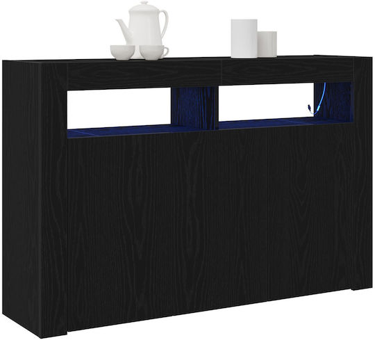 Sideboard Black Walnut 116x30x75cm