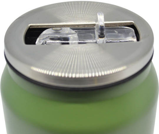 Ankor Cold And Hot Ποτήρι Θερμός Ανοξείδωτο 330ml Μπεζ με Επιστόμιο
