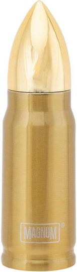 Magnum Bottle Thermos Stainless Steel / Plastic 350ml Gold