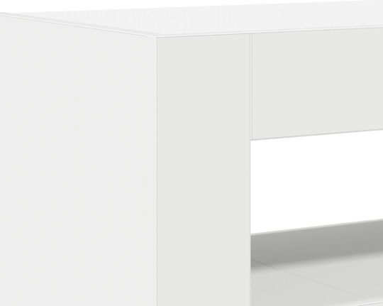 Wooden Sideboard Weiß 116x30x75cm