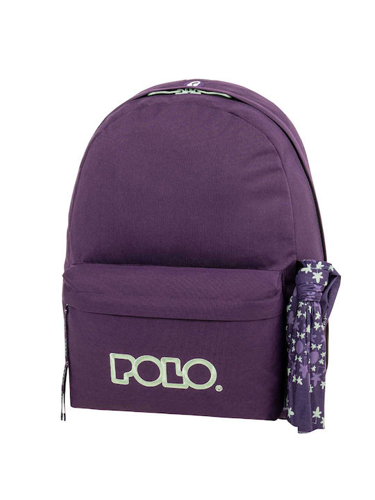Polo Original Scarf School Bag Backpack Junior High-High School Turquoise 20Liters 2024