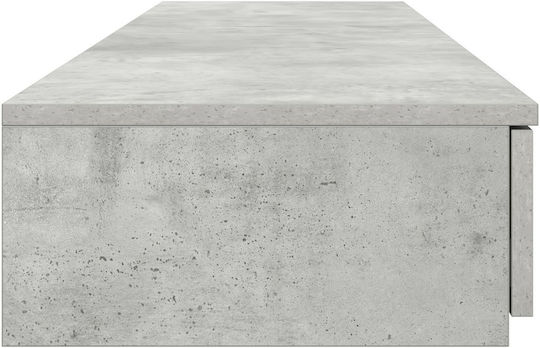 vidaXL Bettkasten aus Holz Gray 140x36.5x16.5cm