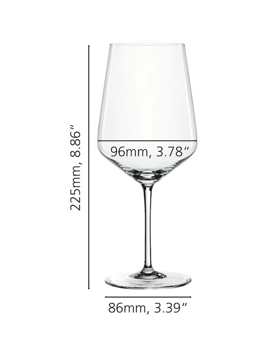 Spiegelau Set of Glasses Cocktail/Drinking made of Glass Stemmed 630ml 2pcs