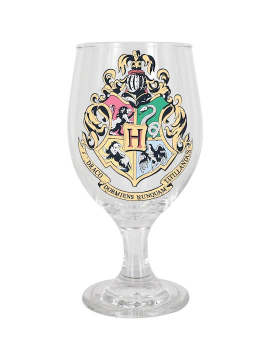 Paladone Hogwarts Ποτήρι Νερού από Γυαλί Κολωνάτο 350ml