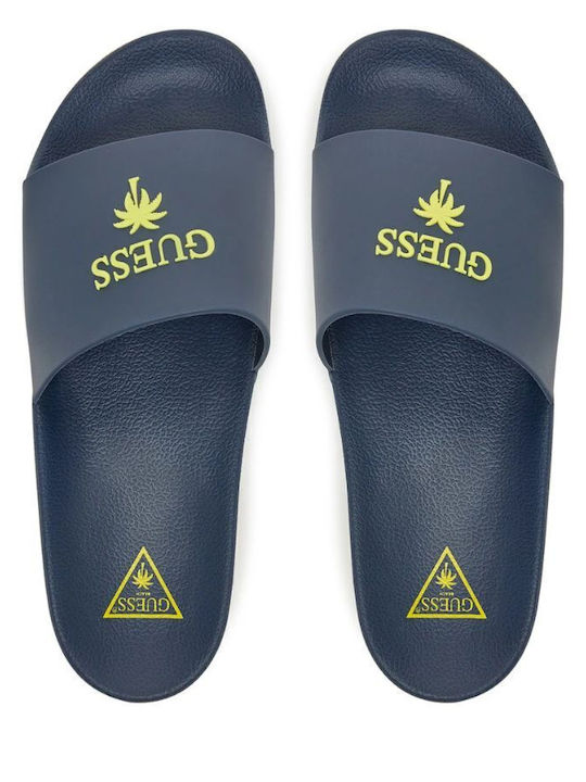 Men's Slides Blue