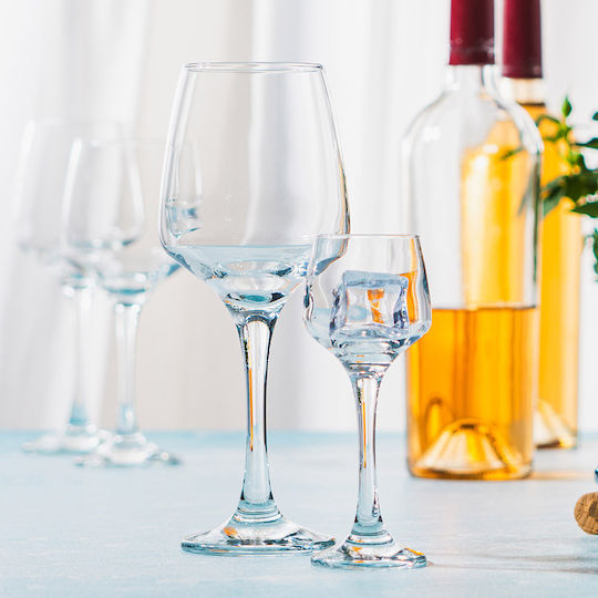Luigi Ferrero Set of White Wine Glasses Glass 330ml 6 Pieces