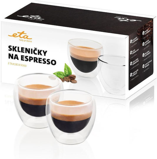 ETA Σετ Φλιτζάνια Espresso 2τμχ