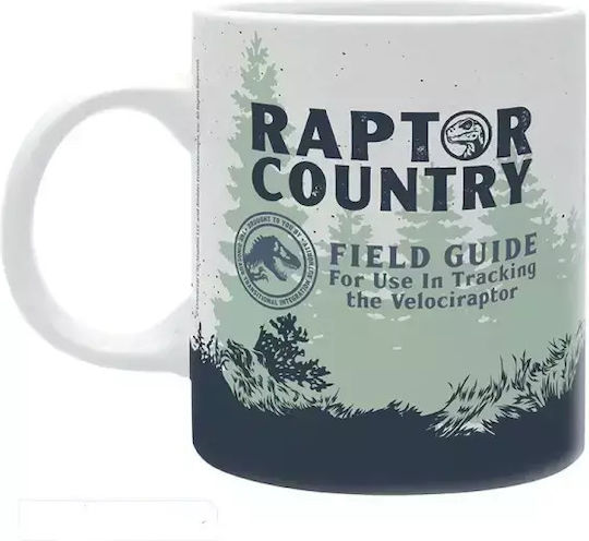 Abysse Jurassic World Raptor Country Κούπα Κεραμική Πολύχρωμη 320ml