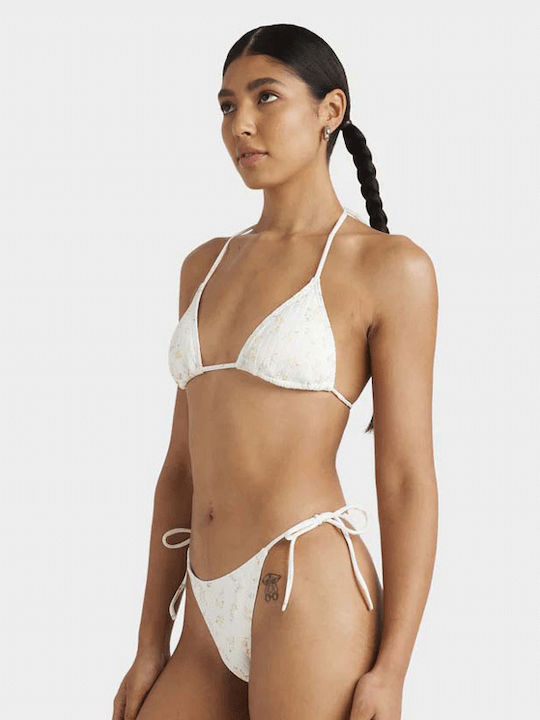 Triangle Bikini Top Whisper White Floral