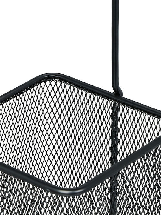 Suport din oțel pentru umbrele Dimensiuni 52.5 X 13.5 X 13.5 cm Negru Relaxdays