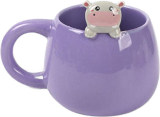 I-total Keramik Charm XL2525B Nilpferd Tasse 450ml