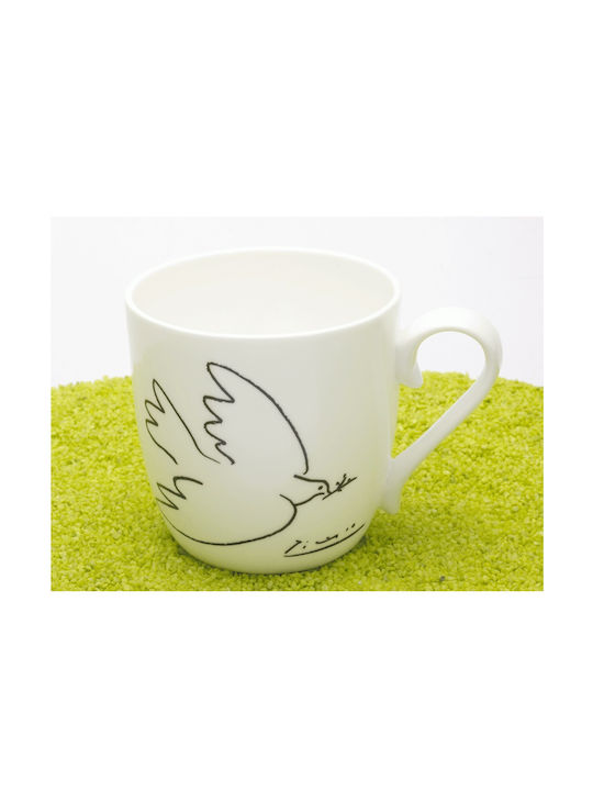 Konitz «la Colombe De La Paix» Mug from Porcelain White 425ml