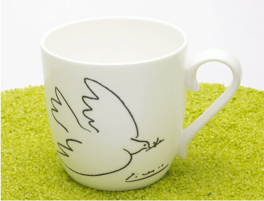 Konitz «la Colombe De La Paix» Mug from Porcelain White 425ml